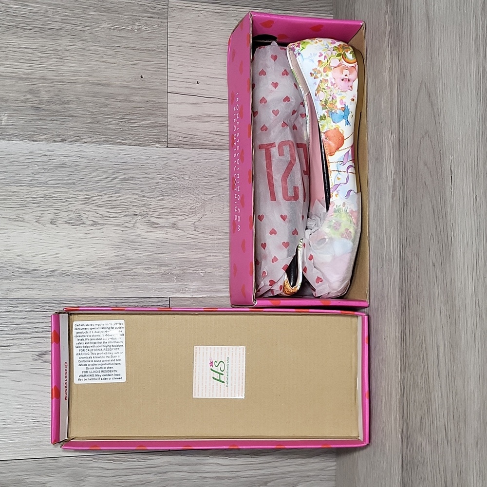 Iron Fist Womens Spring Fling Care Bears Flats‎ NEW IN BOX - Picture 11 of 11